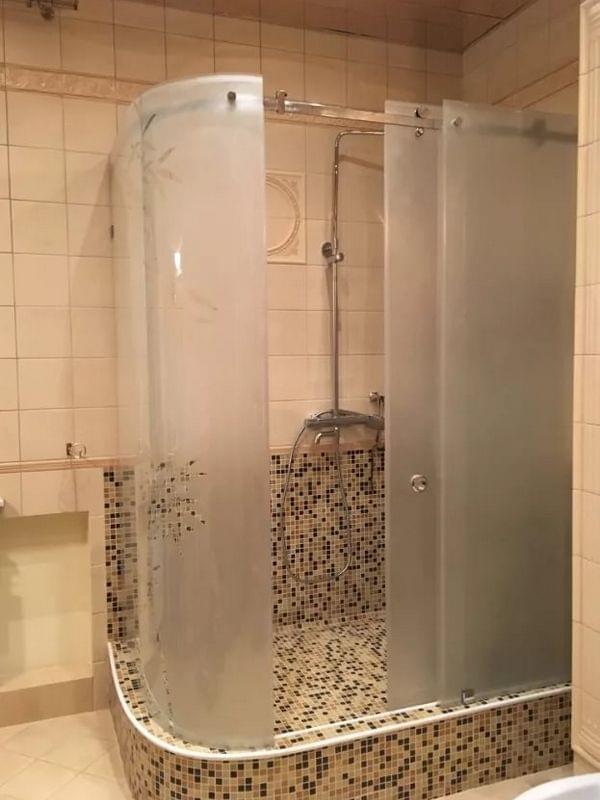 большое зеркало для ванной